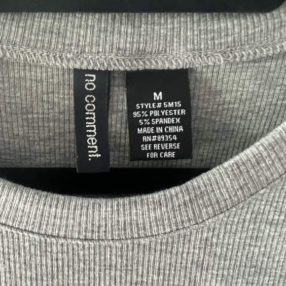 No Comment Ribbed Mini Dress - Picture 2 of 2